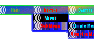 Colorful - Edit horizontal menu layout