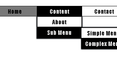 Free HTML Menu Layout | Blended Menu